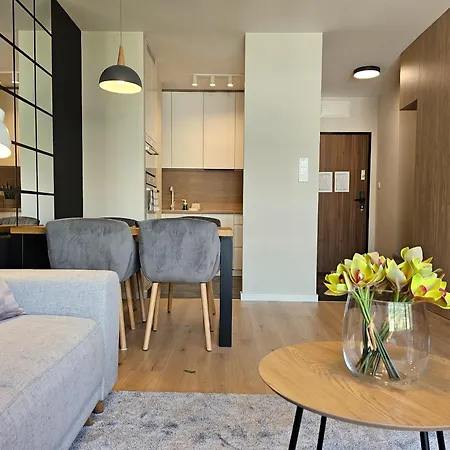 Апартаменты Urban Premium - Opolska 10 No 21 - Balcony - Rooftop Garden - Free Garage Катовице